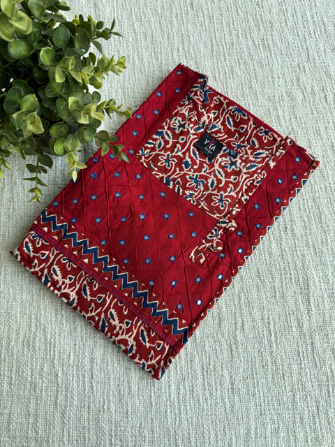 M size slim fit printed cotton nighty