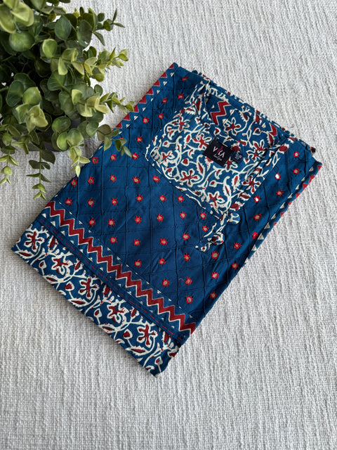 M size slim fit printed cotton nighty