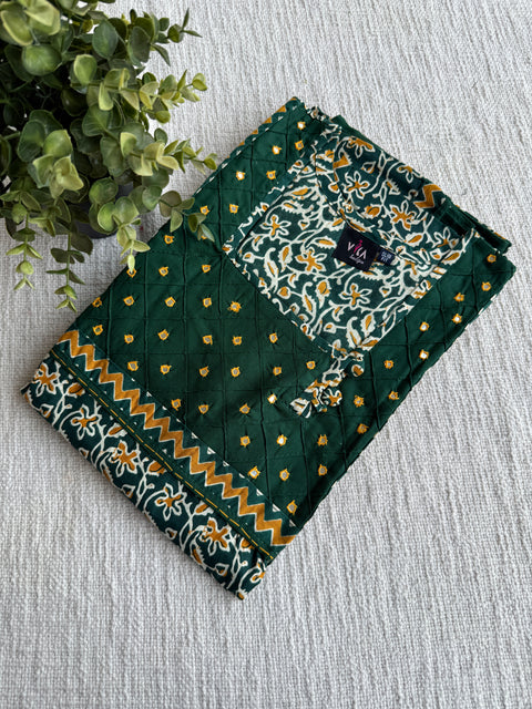 M size slim fit printed cotton nighty