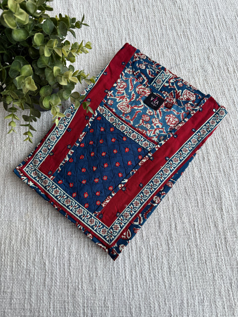 M size slim fit printed cotton nighty