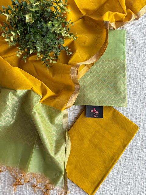 Silk cotton salwar suit material