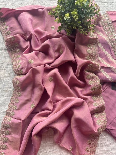 Weaving tissue silk salwar material