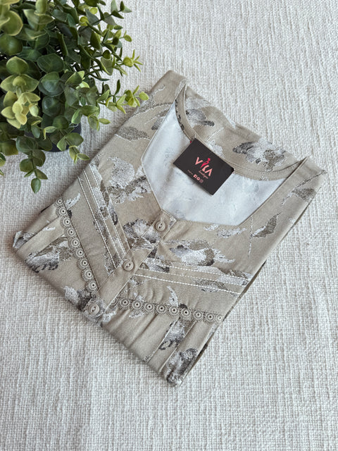 Printed Alpine nighty