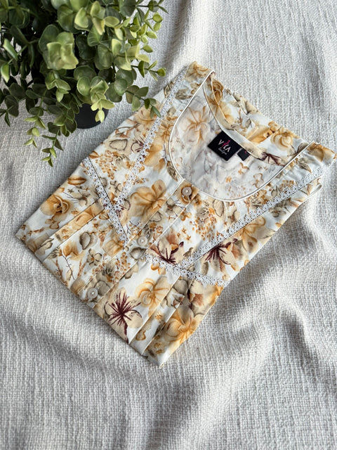 L Size Digital Printed alpine nighty