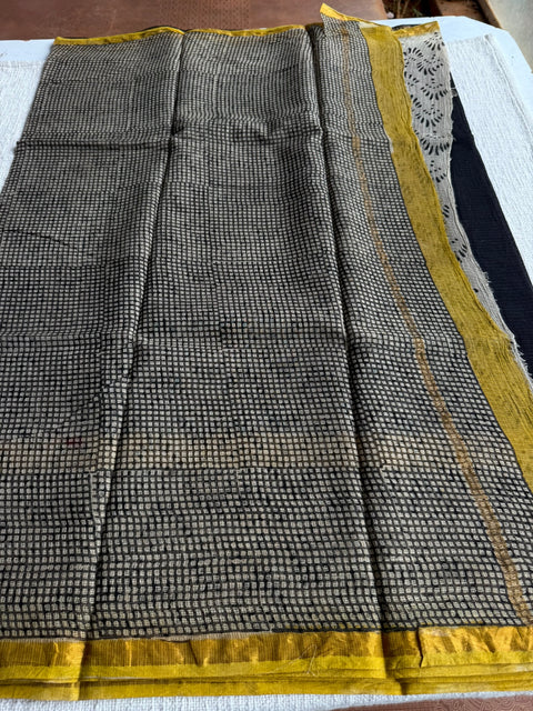 Printed kota cotton saree