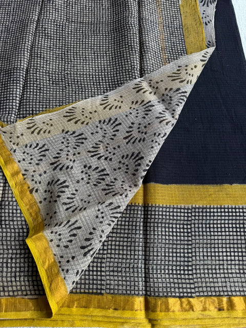 Printed kota cotton saree