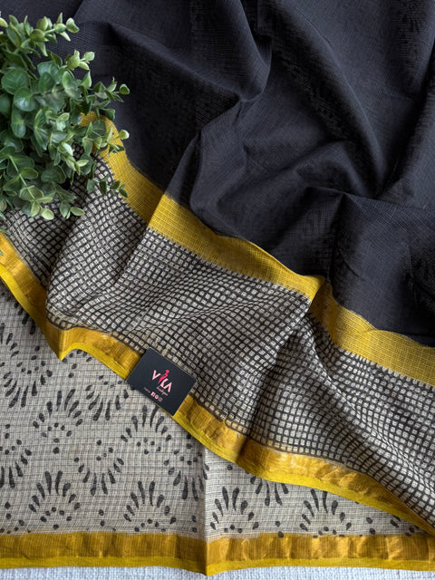 Printed kota cotton saree