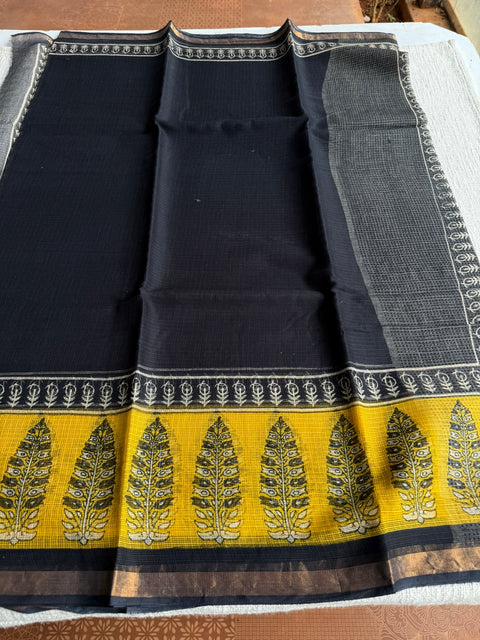 Printed kota cotton saree