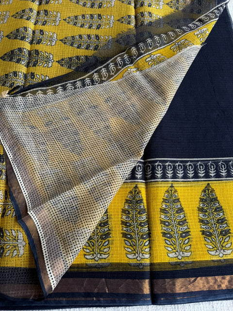 Printed kota cotton saree