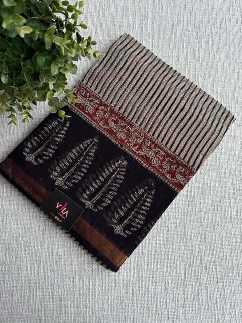 Printed kota cotton saree