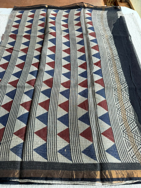 Printed kota cotton saree