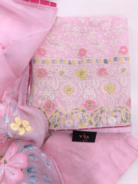 Rich embroidery ggt salwar material