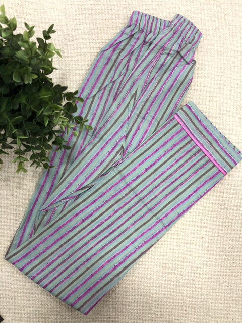 XL size Printed cotton co-ords