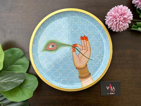 Hand Painted Wall plate - Home Decor