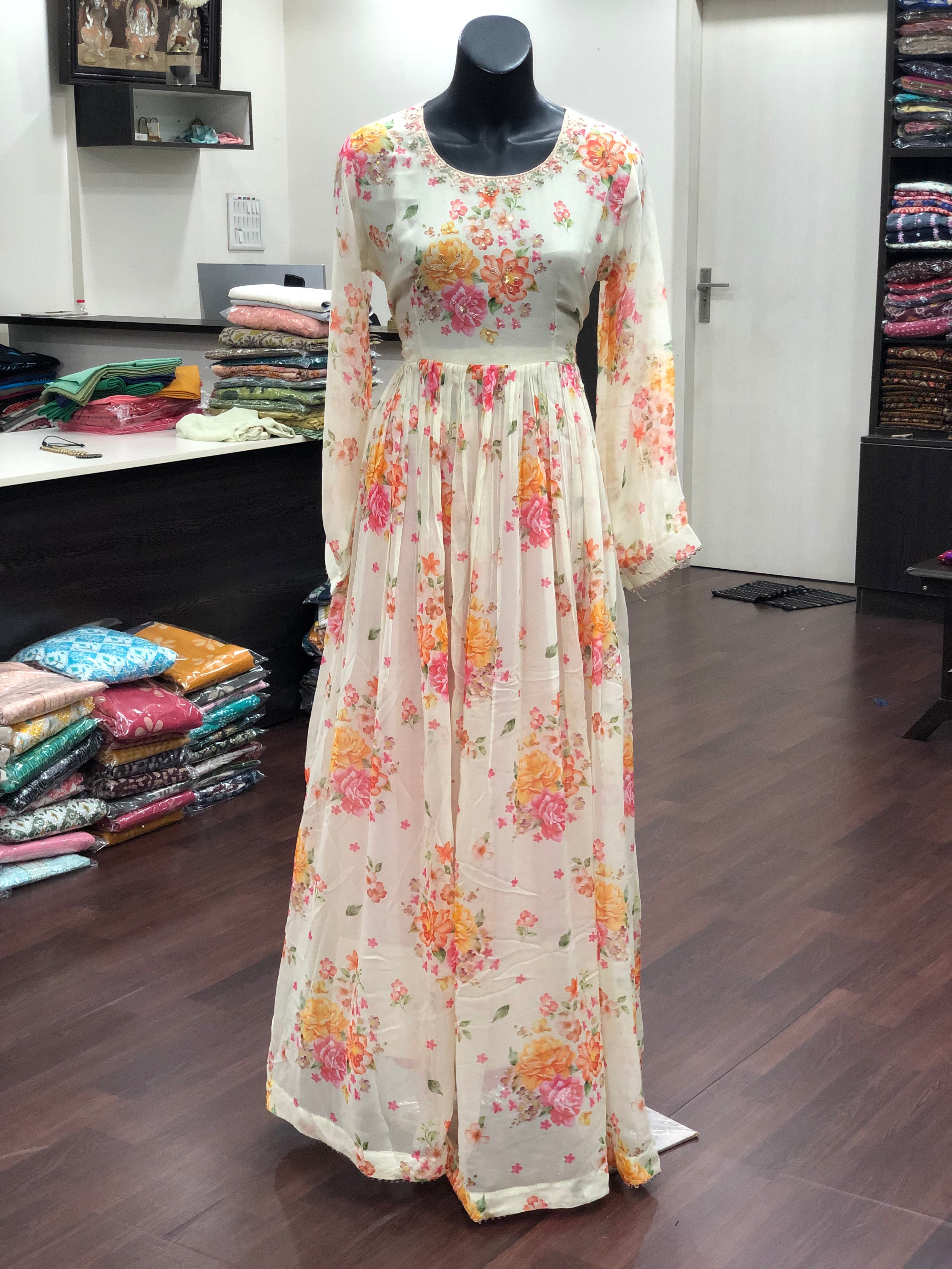 Floral Dresses For Women Online  Buy Designer Party Wear Gowns Online   wwwliandliin