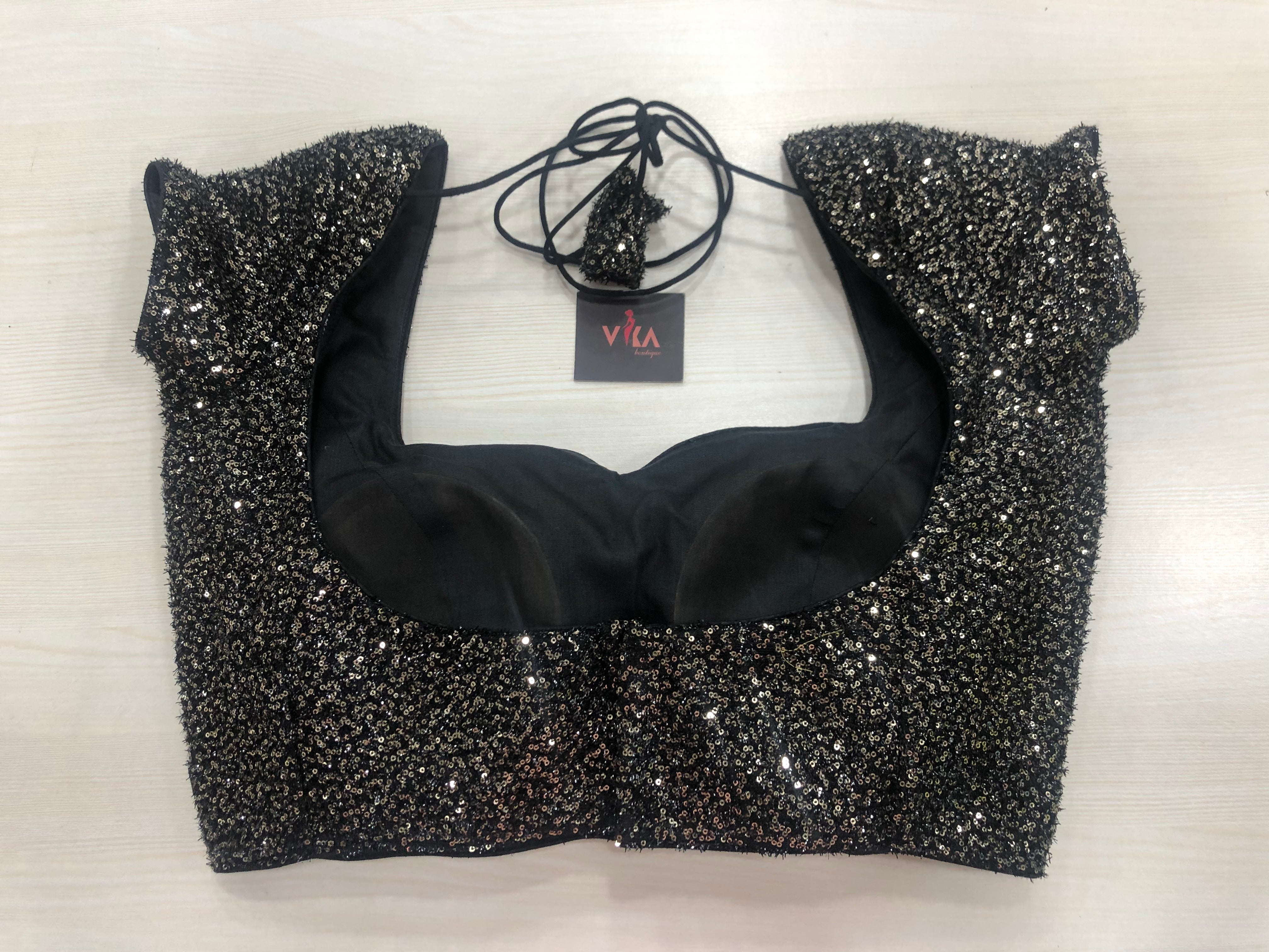 Black deals glitter blouse