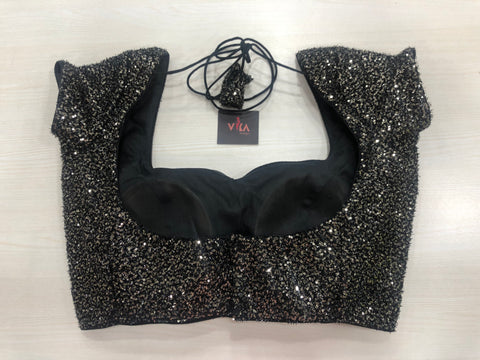 Black and Gold sequins blouse