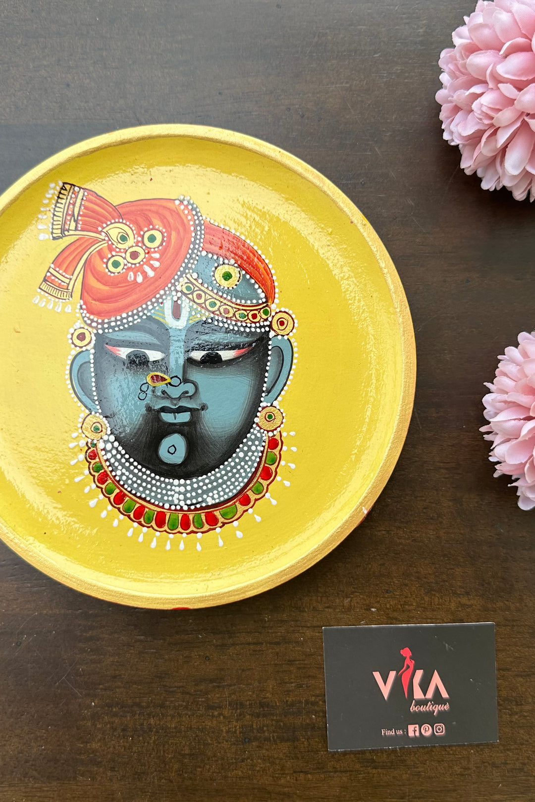 Hand painted Wall plates Decor VIKA Boutique
