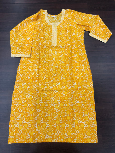 Straight fit Printed Feeding kurti