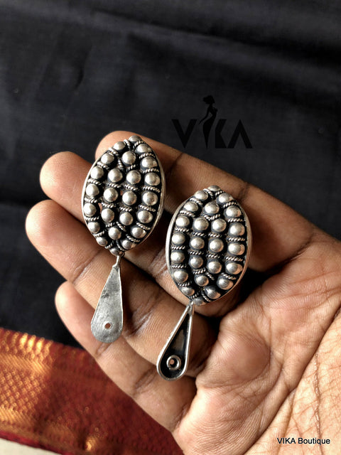 925 pure silver earring - VIKA Boutique