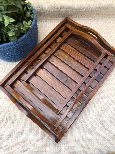 Wooden Tray - Set of 3