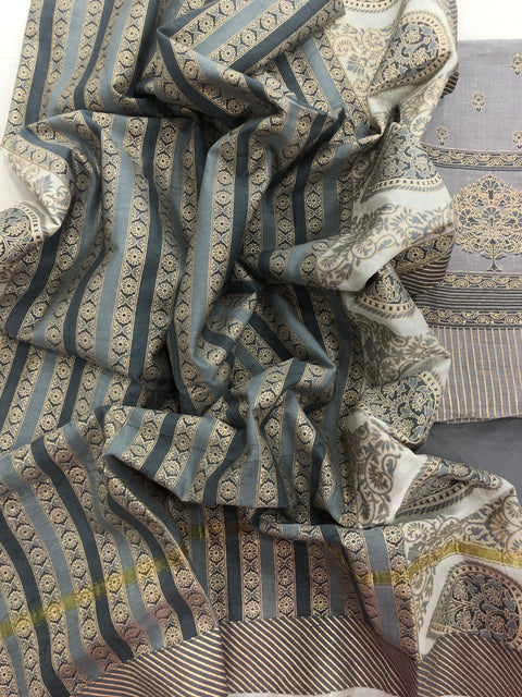 Printed maheswari salwar material