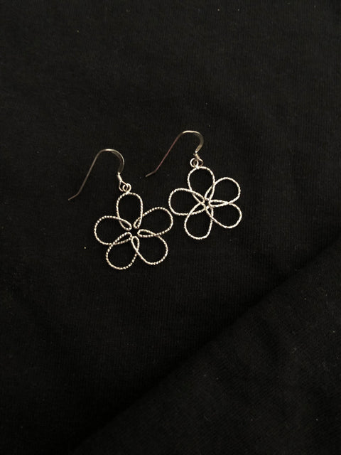 925 silver weight less silver earring