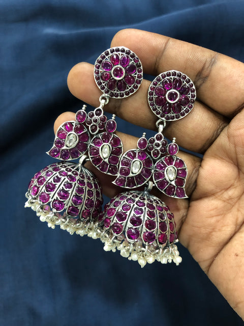 925 silver Jhumka queen