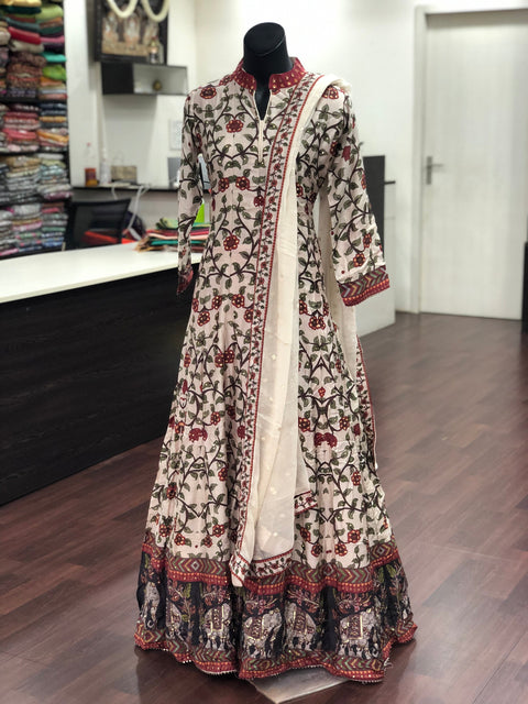 Kalamkari maxi gown - size 38
