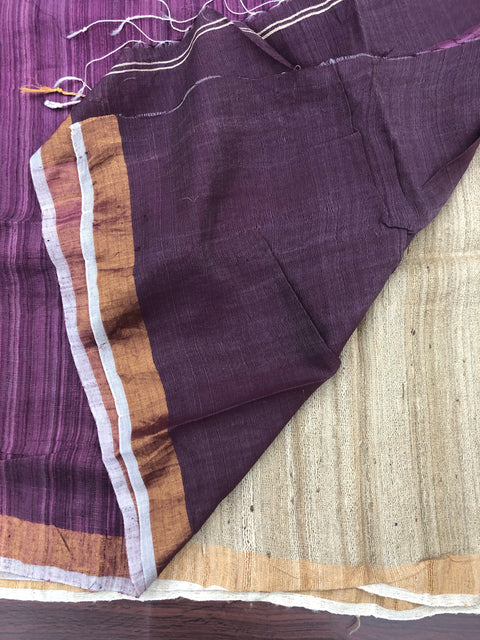 Ghicha silk saree with blouse